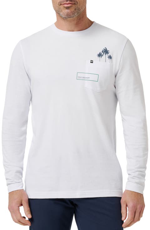 Reef Stop Long Sleeve Cotton Pocket T-Shirt
