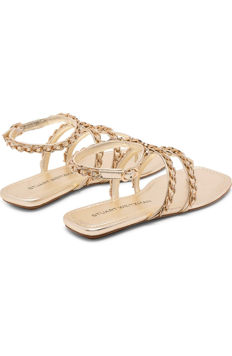 Stuart Weitzman Soluxe Crystal Sandal, Alternate, color, Platino