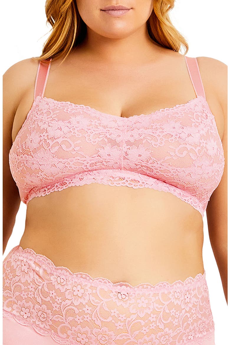 Lace Bralette, Main, color, BLOSSOM PINK