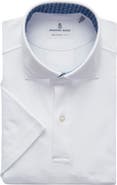 Emanuel Berg Modern Fit 4 Flex Short Sleeve Stretch Knit Polo Shirt