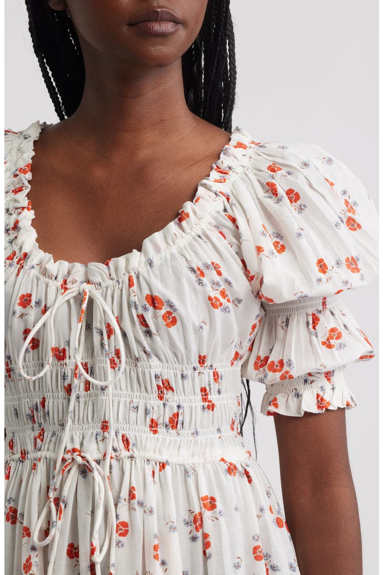 Ischia Convertible Organic Cotton Maxi Dress, Alternate, color, POPPY FIELD