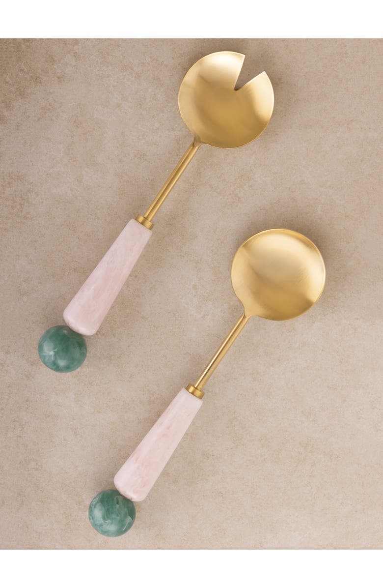GAURI KOHLI Copenhagen Salad Servers, Set of 2, Main, color,