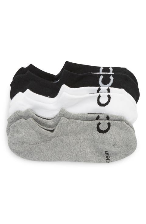 3-Pack Micro Cushion No-Show Socks