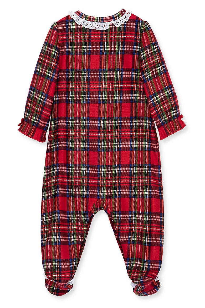 Kids' Plaid Holiday Footie, Alternate, color, PLAID