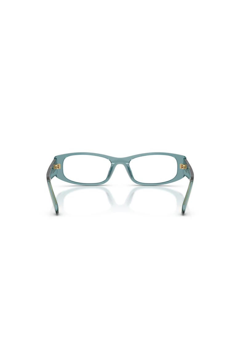 53mm Rectangle optical glasses, Alternate, color, Blue