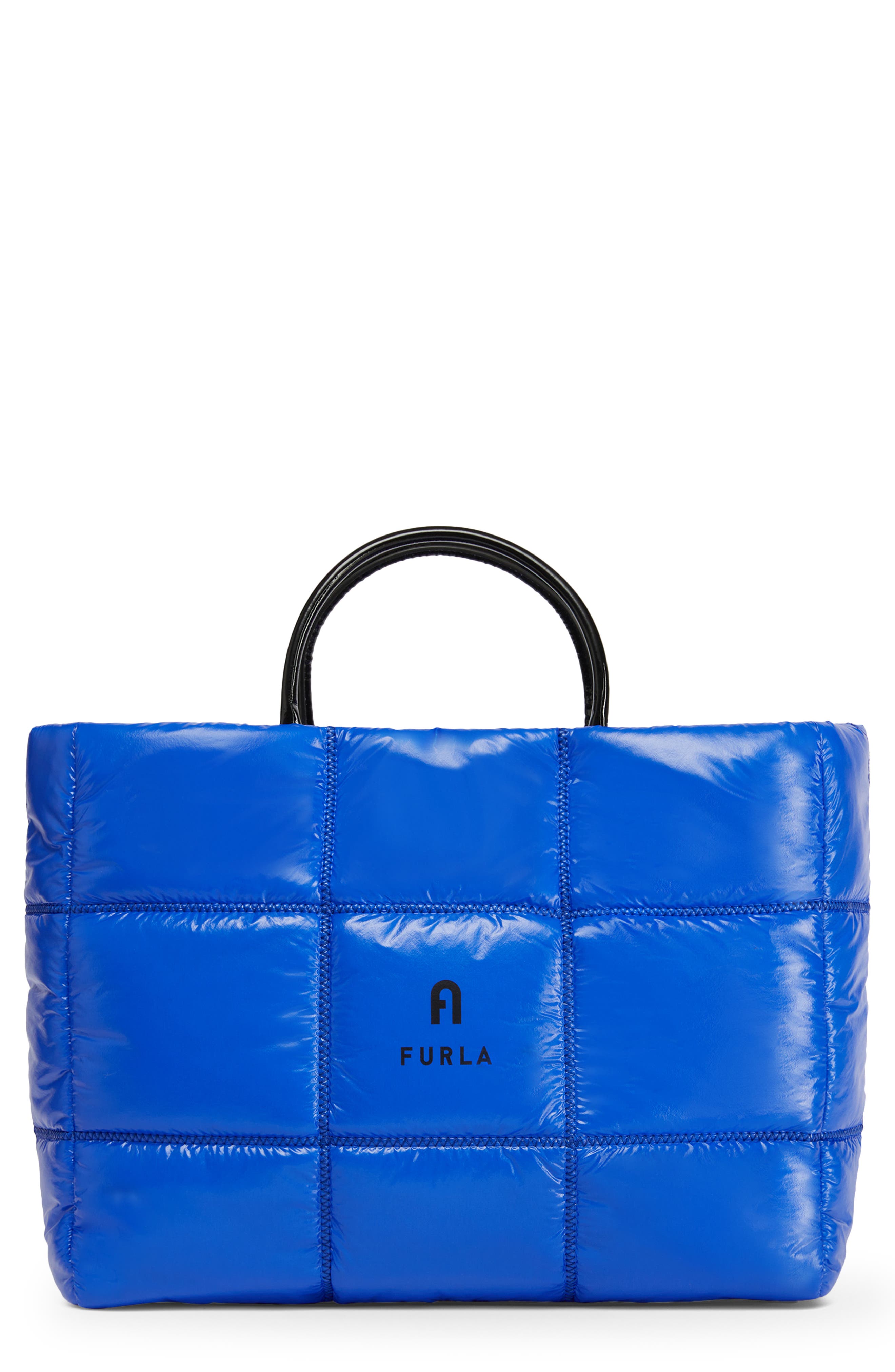 Furla Opportunity Large Quilted Nylon Tote, Main, color, 