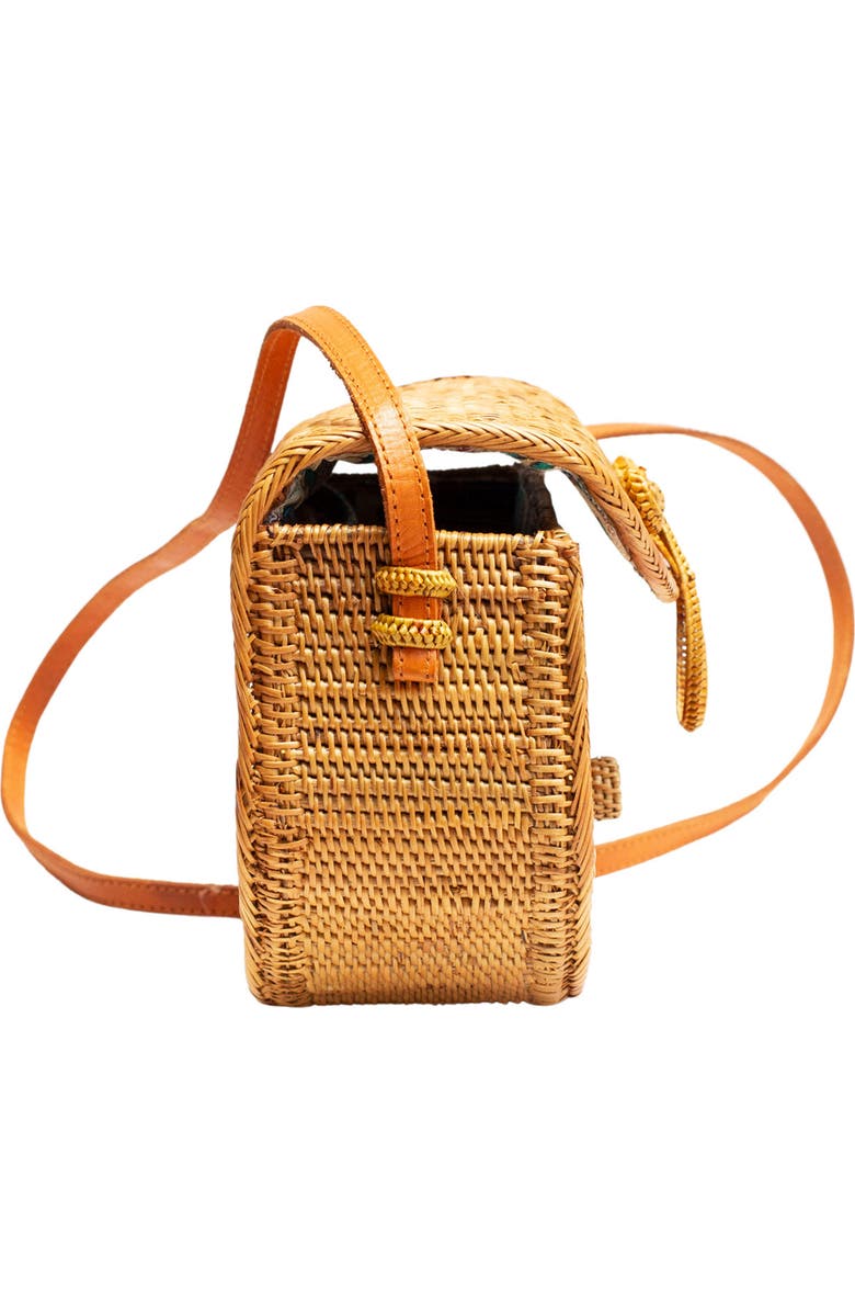 Jelavu Sedna Handwoven Rattan Saddle Bag, Alternate, color, Natural