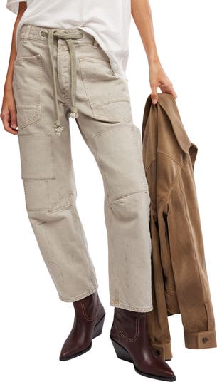 Moxie Low Slung Drawstring Jeans