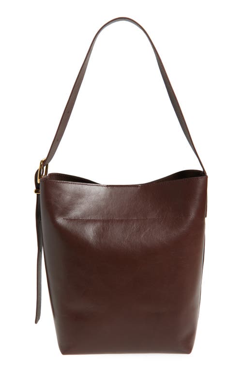 Madewell The Medium Essential Leather Bucket Tote