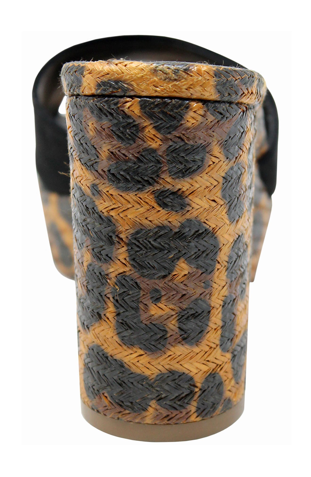 Charles by Charles David Myles Leopard Block Heel Sandal, Alternate, color, 