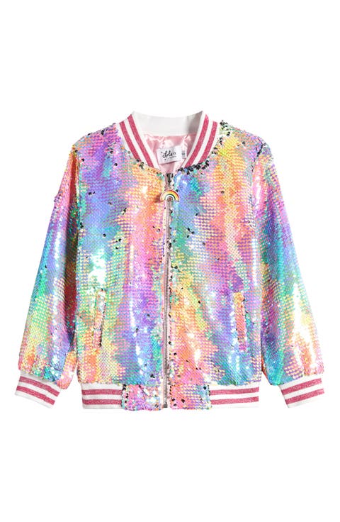 Kaleidoscope Sequin Bomber