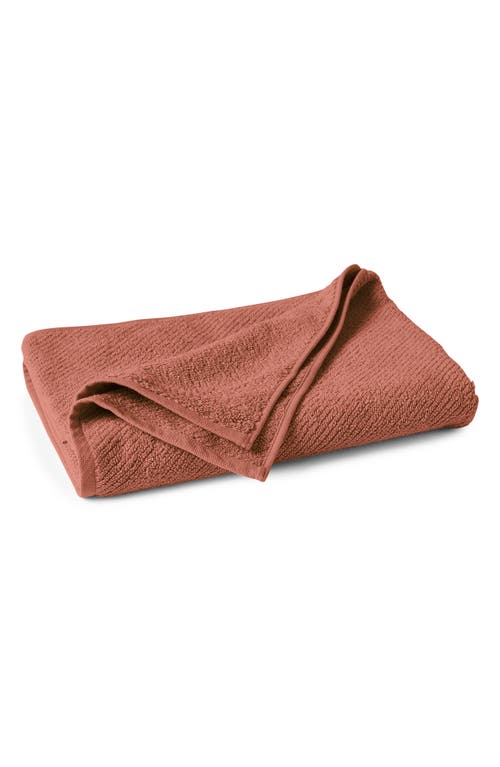 Coyuchi Air Weight® Organic Cotton Guest Towel In Brown