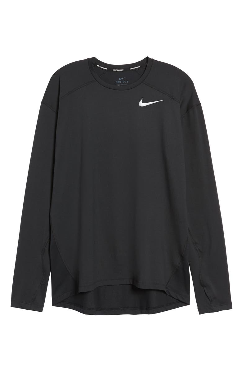 Nike Element Dry Long Sleeve Running T-Shirt, Alternate, color, 