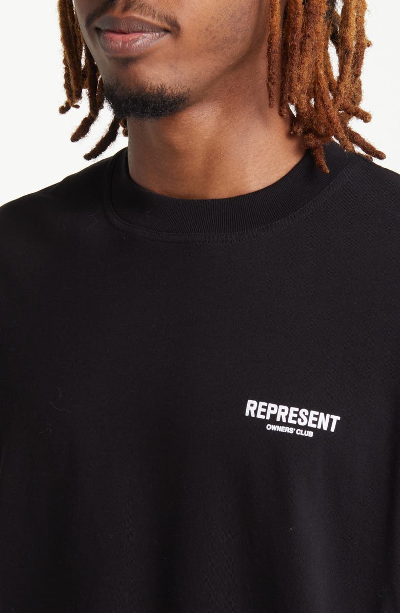 Represent Owners' Club Cotton Logo Graphic T-Shirt, Alternate, color, 