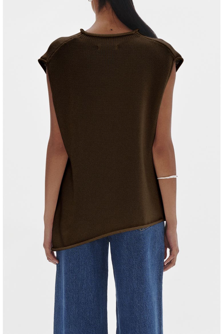 Faye Knit Top, Alternate, color, Chocolate