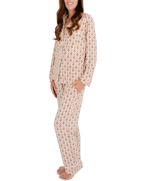 Women's Long Sleeve and Long Pants Pajama Set