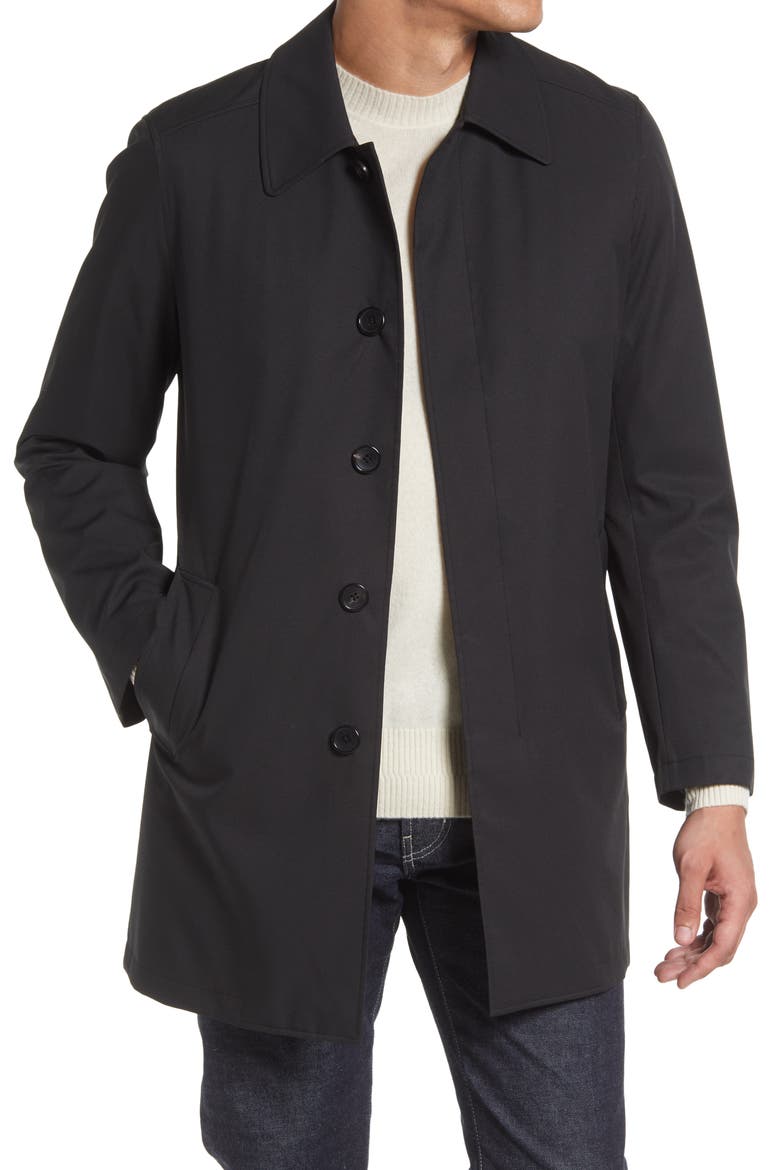 McCord Water Repellent Rain Coat, Main, color, BLACK NIGHT