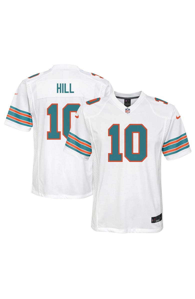 Nike Youth Nike Tyreek Hill White Miami Dolphins Alternate Player Game Jersey, Main, color, White