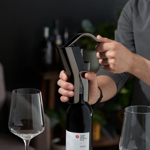 Viski Warren Heavyweight Lever Corkscrew In Black