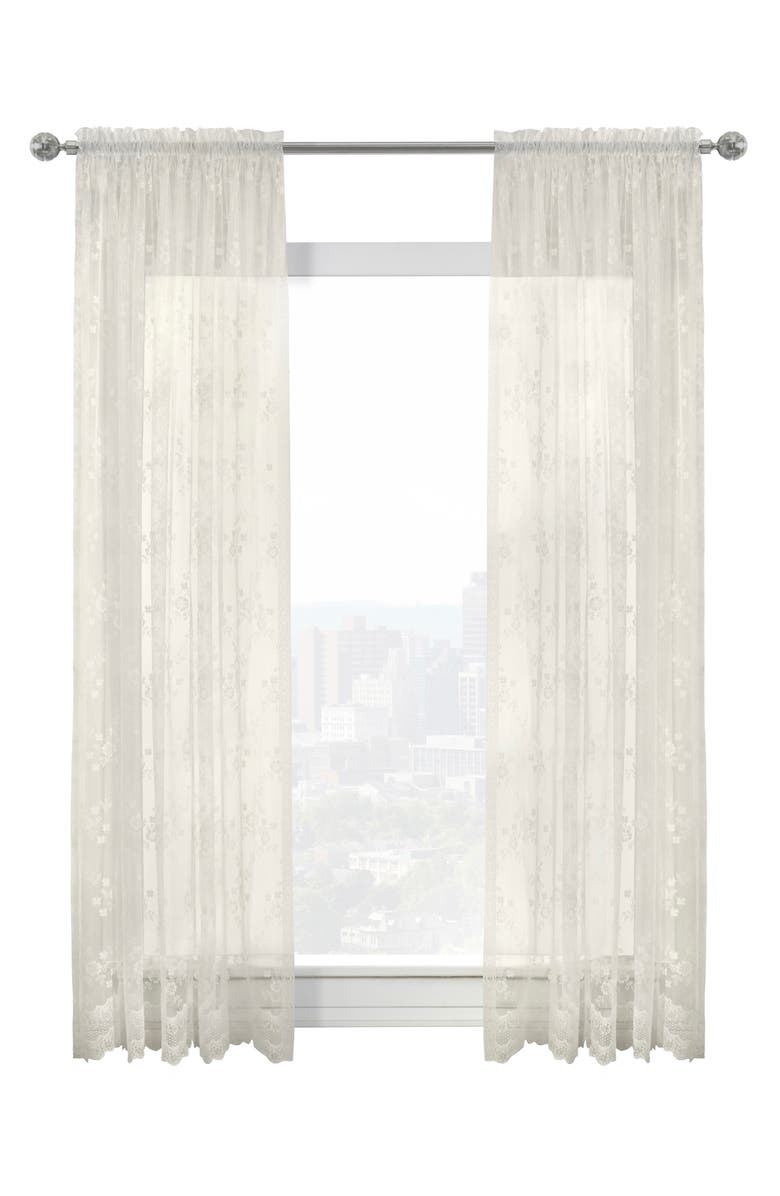 Outdoor Decor by Commonwealth Indoor Panel Curtain, Main, color, Eggshell