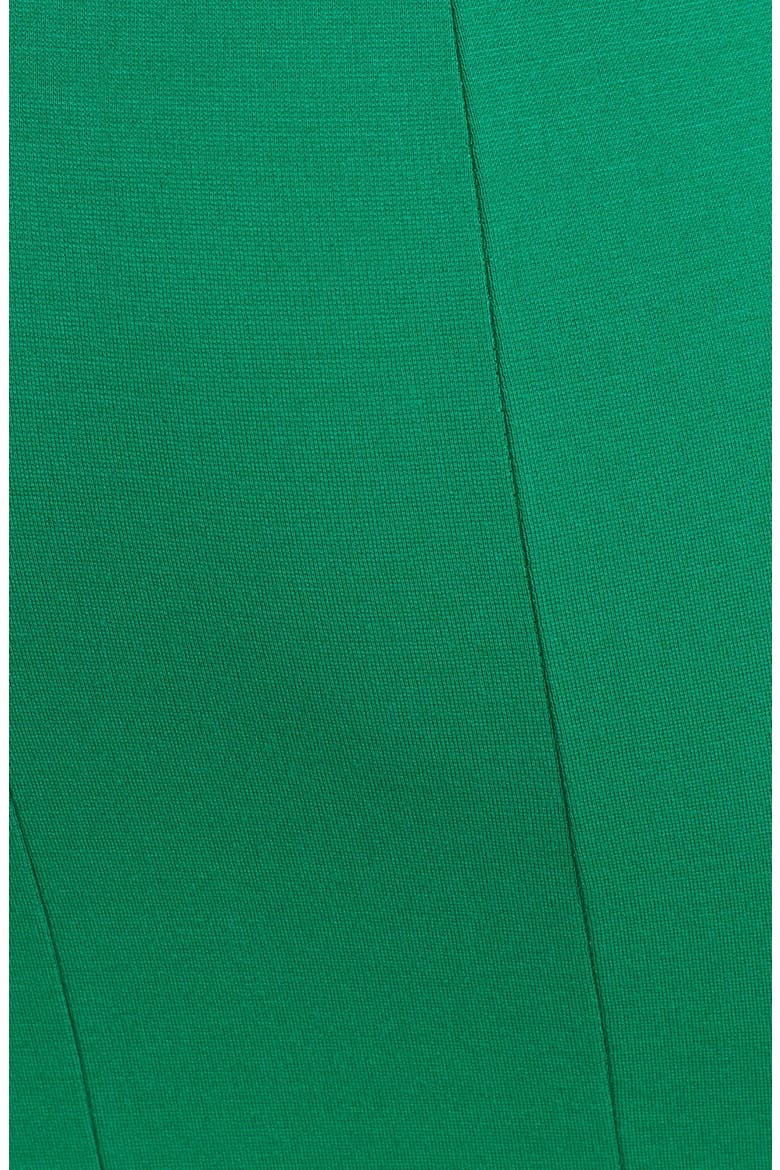 'Evvie' Structured Waist Stretch Peplum Sheath Dress, Alternate, color, GREEN