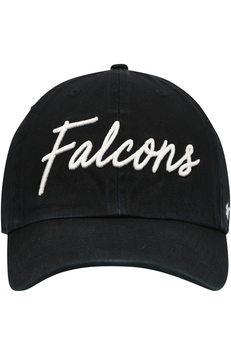 '47 Women's '47 Black Atlanta Falcons Vocal Clean Up Adjustable Hat, Alternate, color,