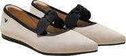 VIVAIA Pointed-Toe Bow Flats