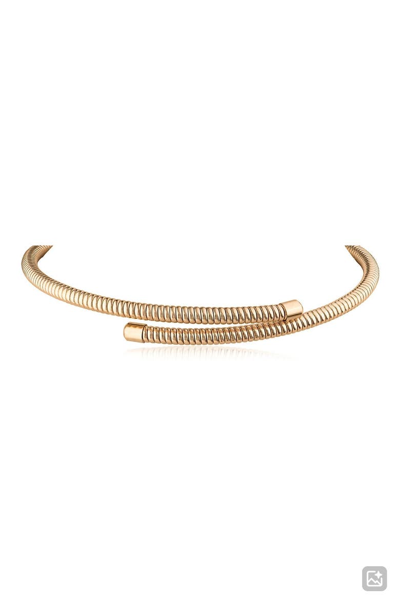 Cocoon Chain Wrap Choker Necklace (Nordstrom Exclusive), Alternate, color, GOLD