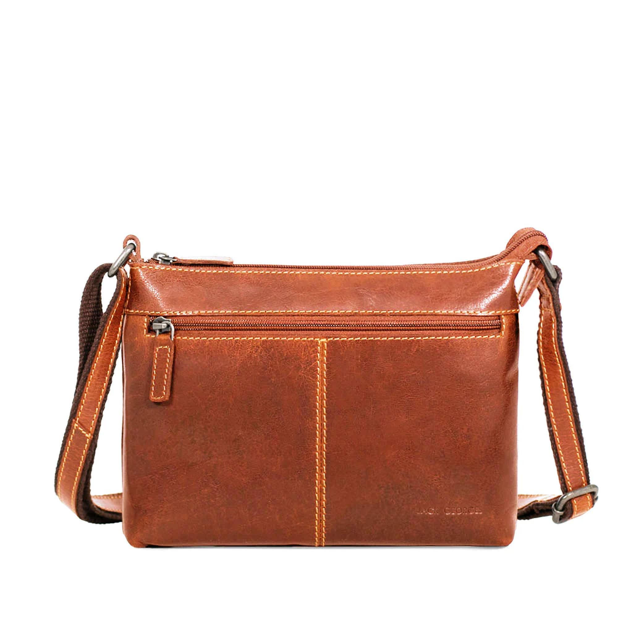 City Leather Slim Crossbody, Main, color, Honey