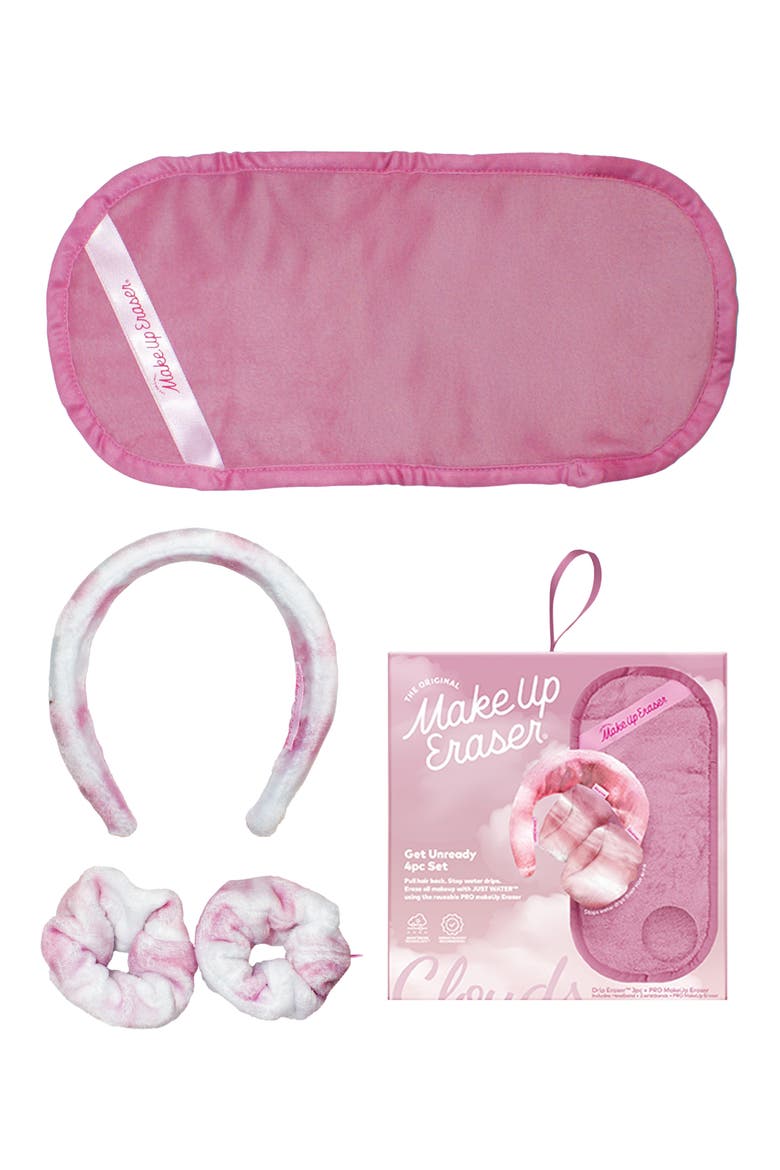 4-Piece Get Unready With Me Set $38 Value, Main, color, PINK COLOR