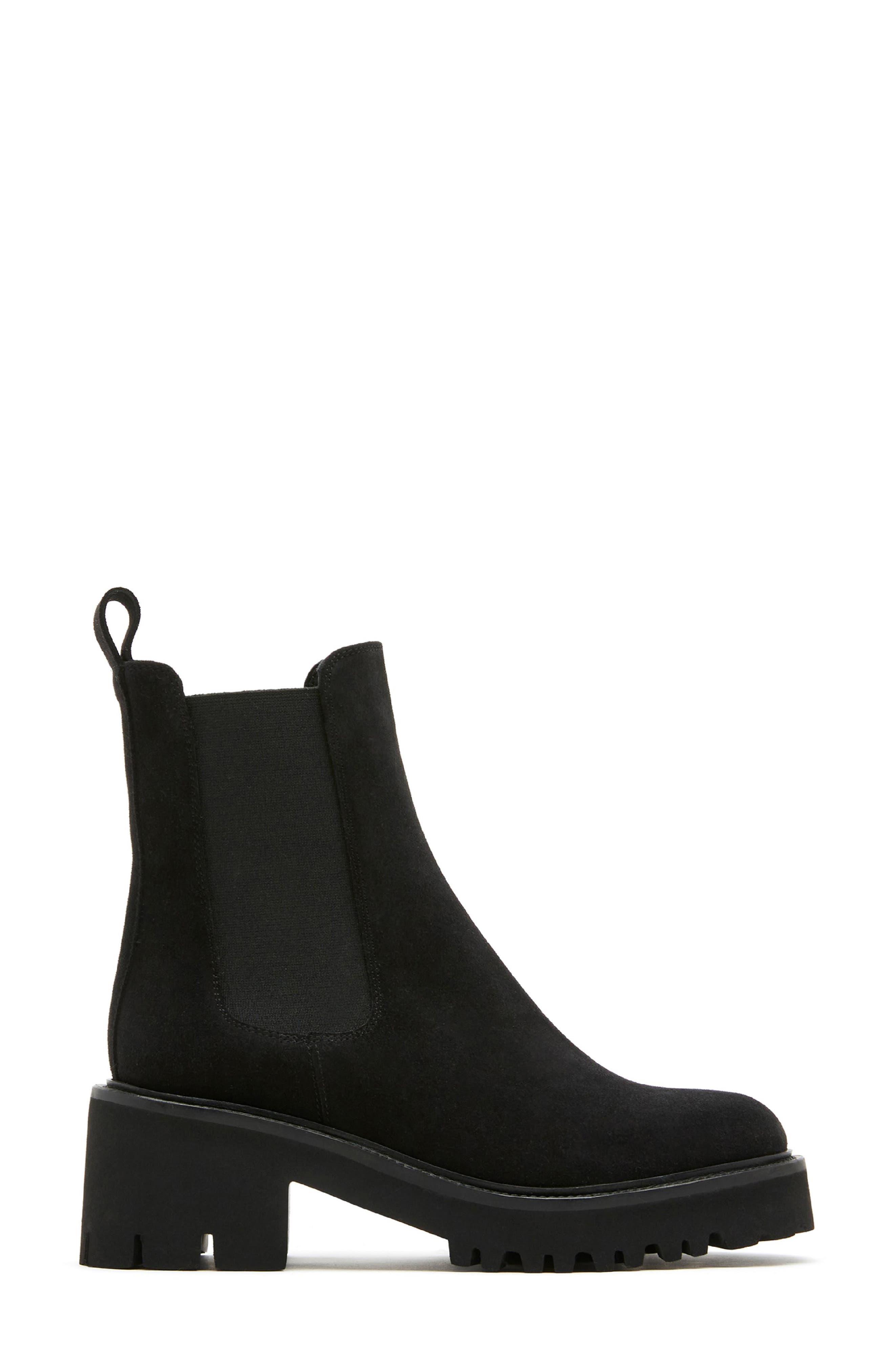 Kiss City Dry™ Waterproof Chelsea Boot, Alternate, color, BLACK SUEDE