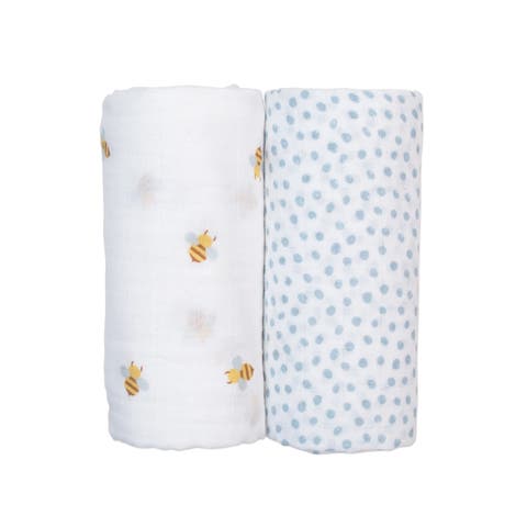 Cotton Muslin Swaddles 2 Pack