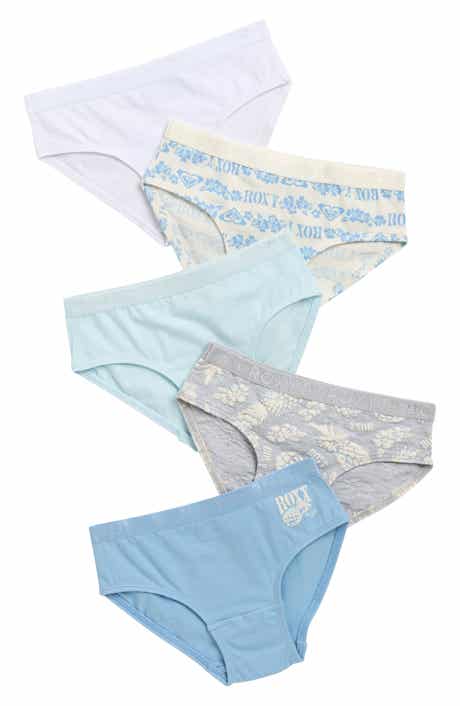 Roxy Kids' 5-Pack Stretch Cotton Bikini Briefs