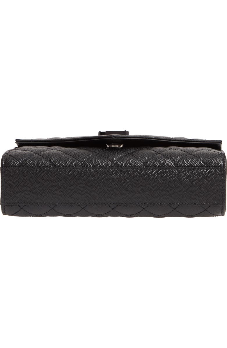 Saint Laurent Small Leather Envelope Bag, Alternate, color,