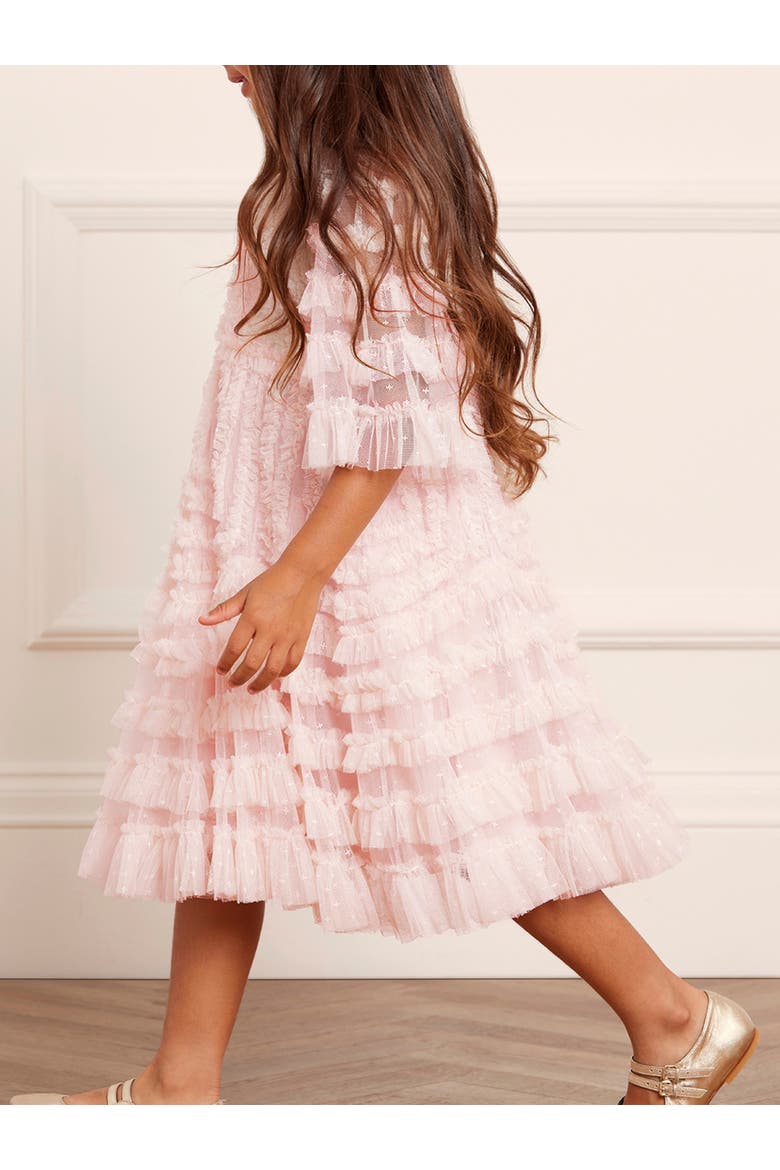 La Vie En Rose Kids Dress, Alternate, color, Peony Pink/Cream
