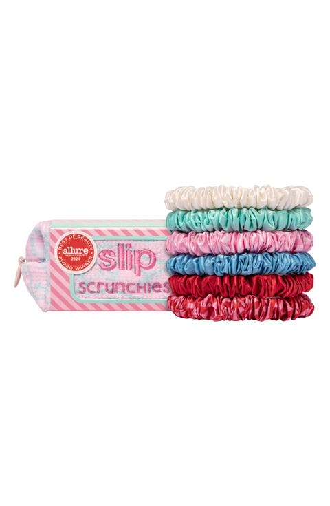 High Tide Pure Silk Skinny Scrunchie Set