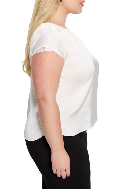 Nic + Zoe Nic+zoe Day Gloss Dolman Sleeve T-shirt In Neutral