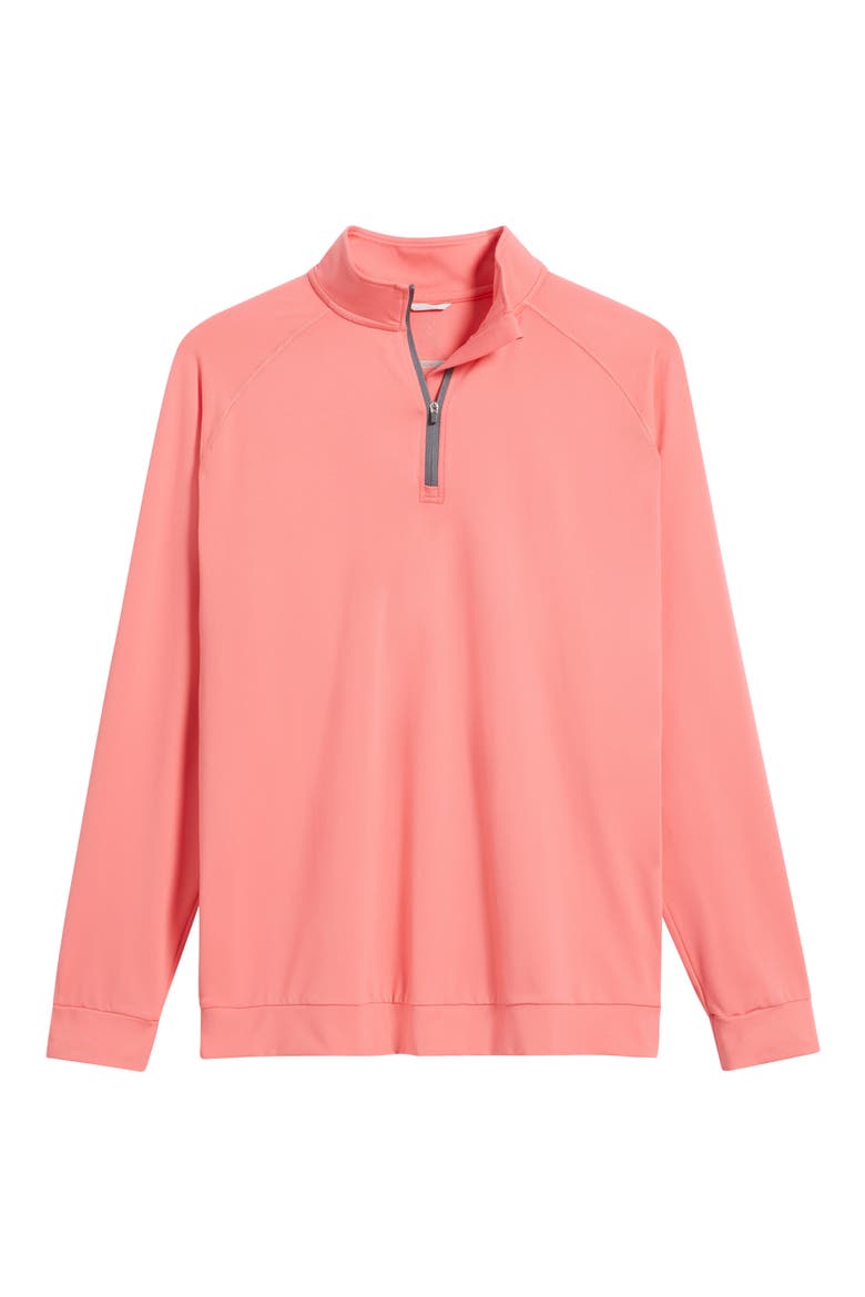 Colt Quarter Zip Golf Pullover, Alternate, color, CORAL
