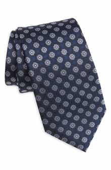 Duchamp Medallion Print Silk Tie