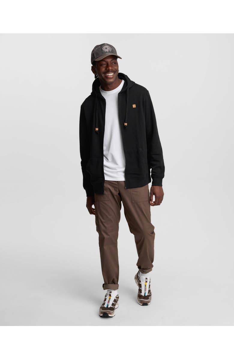 tentree Reynard Zip Hoodie, Alternate, color, Meteorite Black