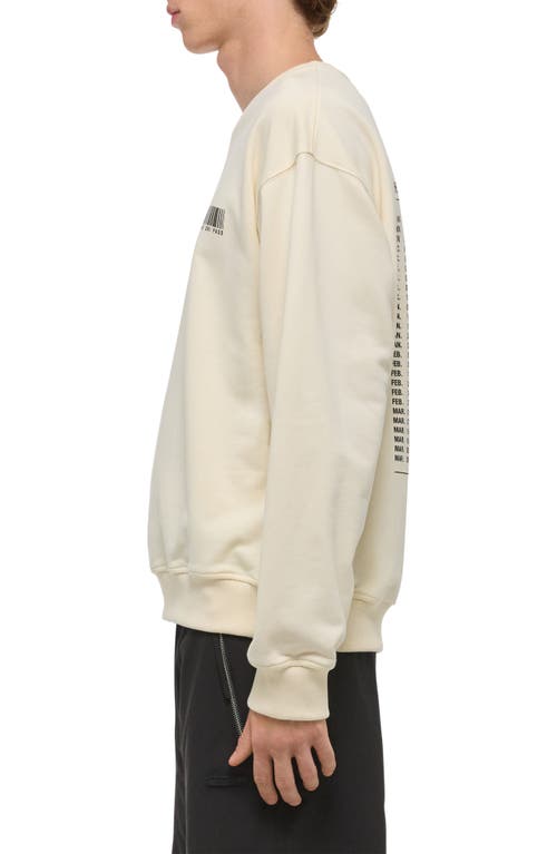 Helmut Lang Ski Schedule Cotton Sweatshirt In Neutral