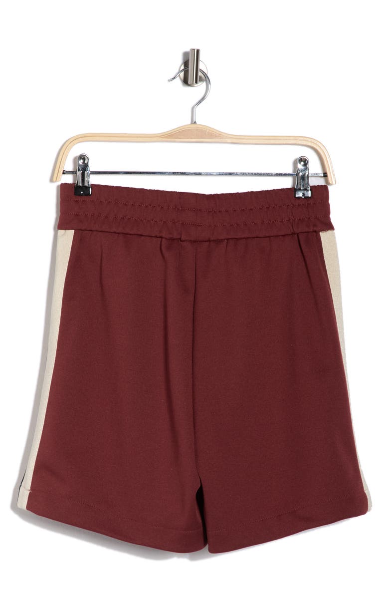 Palm Angels Classic Logo Track Shorts, Alternate, color, Burgundy