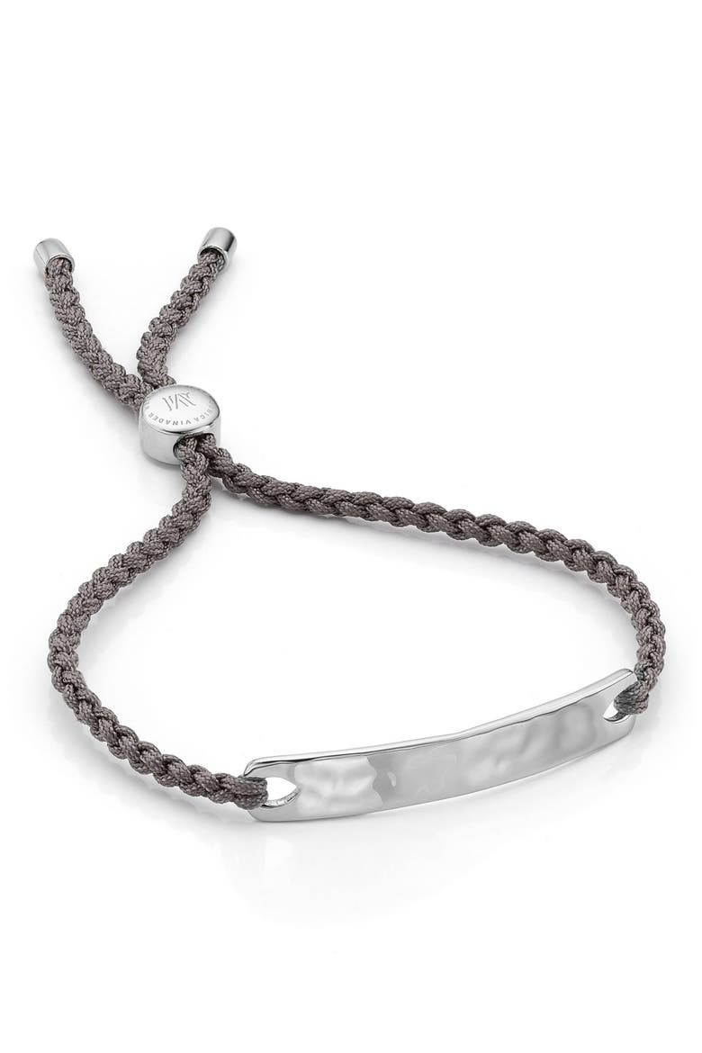 Havana Friendship Bracelet, Main, color, MINK/ STERLING SILVER