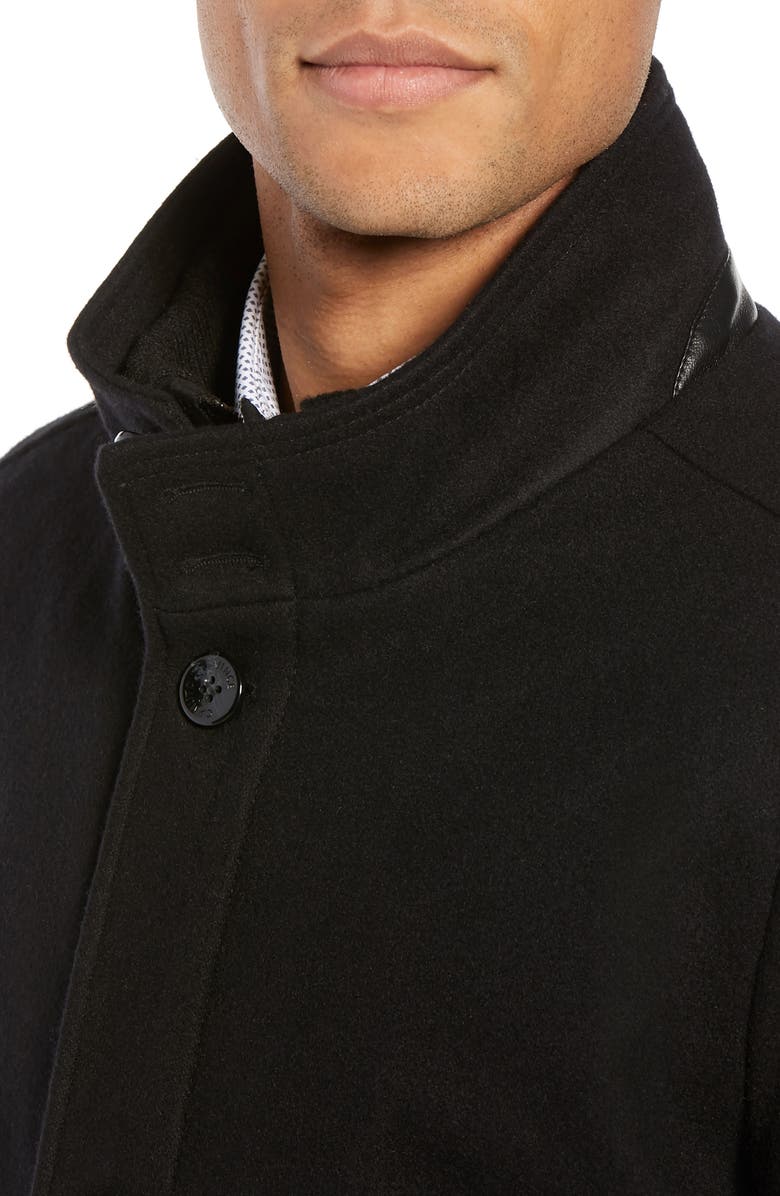 Vince Camuto Classic Wool Blend Car Coat with Inset Bib, Alternate, color,