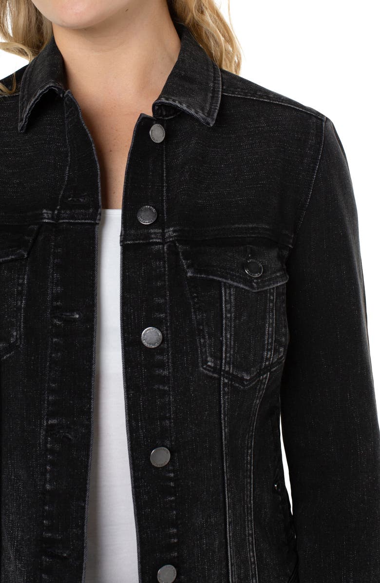 Liverpool Los Angeles Classic Denim Jacket, Alternate, color, 