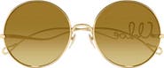 Chloé 56mm Gradient Round Sunglasses