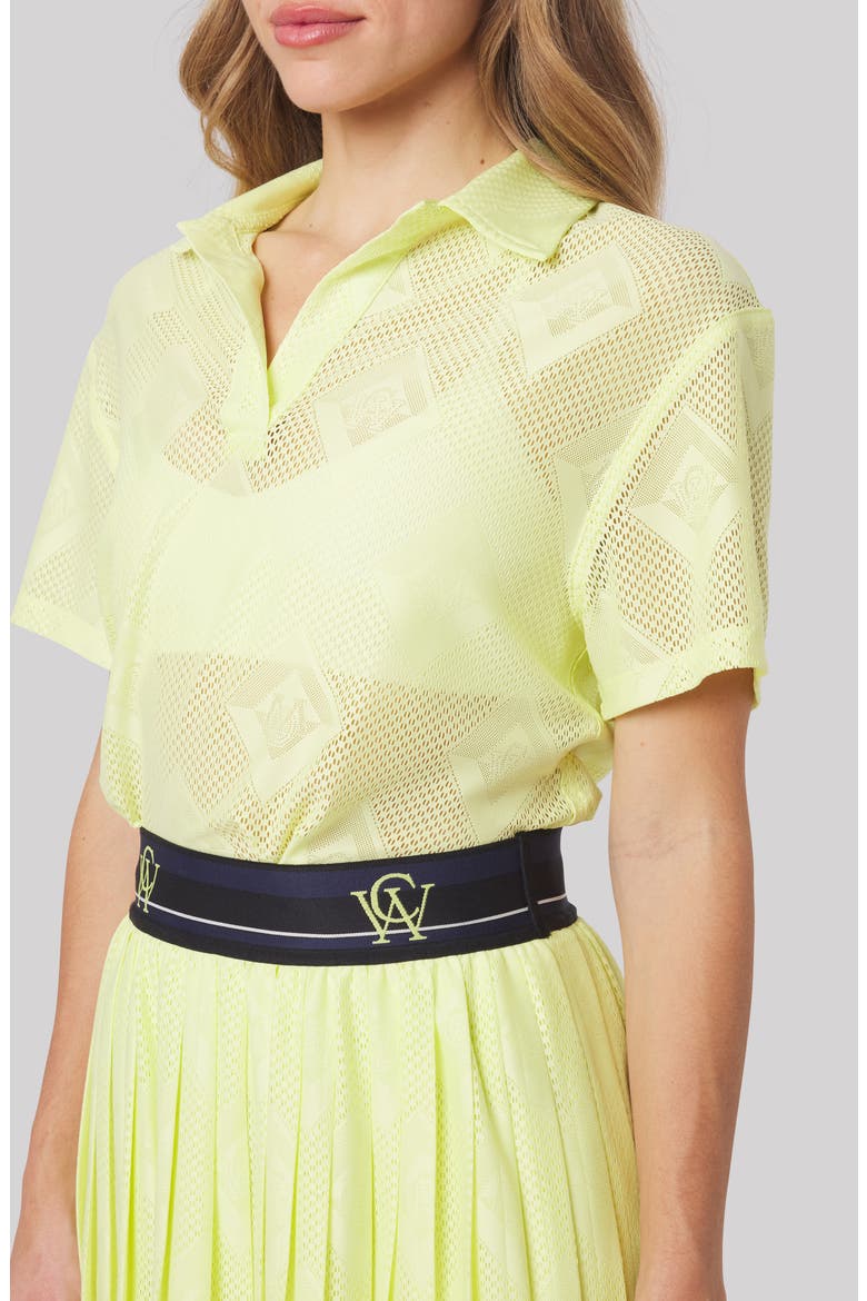 Cici Golf Polo, Alternate, color, SUNNY LIME GREEN