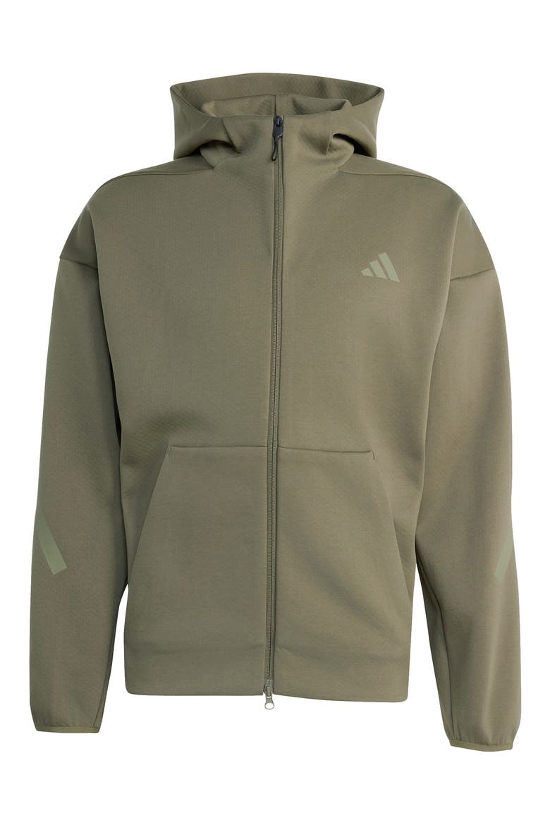 Z.N.E. Full-Zip Track Hoodie, Alternate, color, OLIVE STRATA