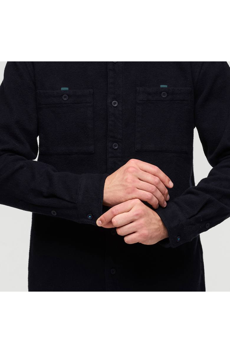 Cotopaxi Mero Organic Flannel Shirt - Men's, Alternate, color, Carbon