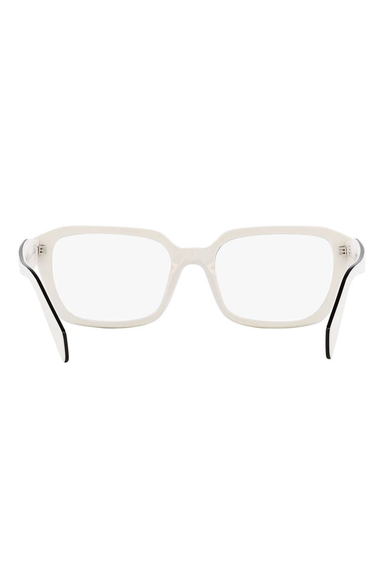 Prada 52mm Square Optical Glasses, Alternate, color,